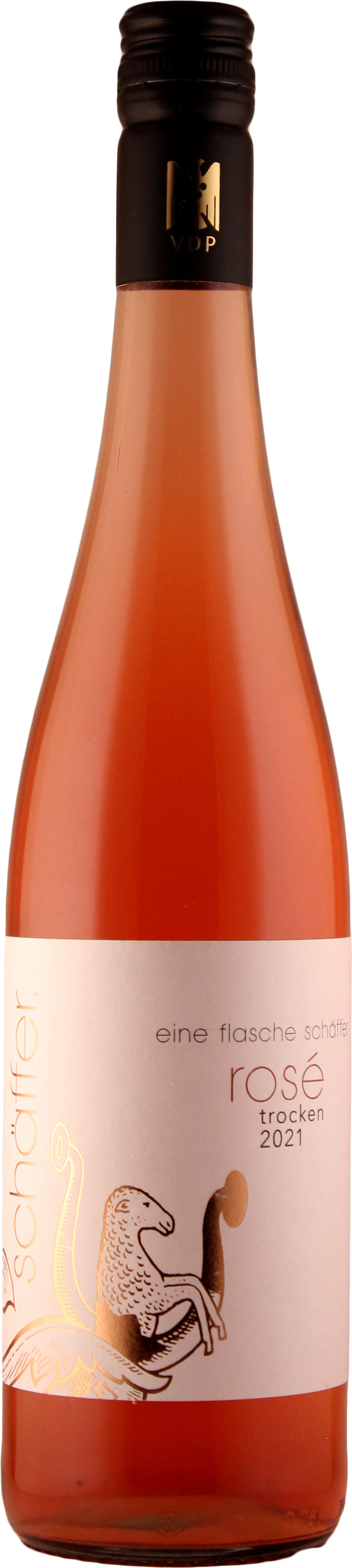 2021 eine flasche schäffer Rosé VDP.Gutswein trocken